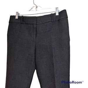 Ann Taylor Devin Ankle Pant in Doublecloth Charcoal Gray Size 6P